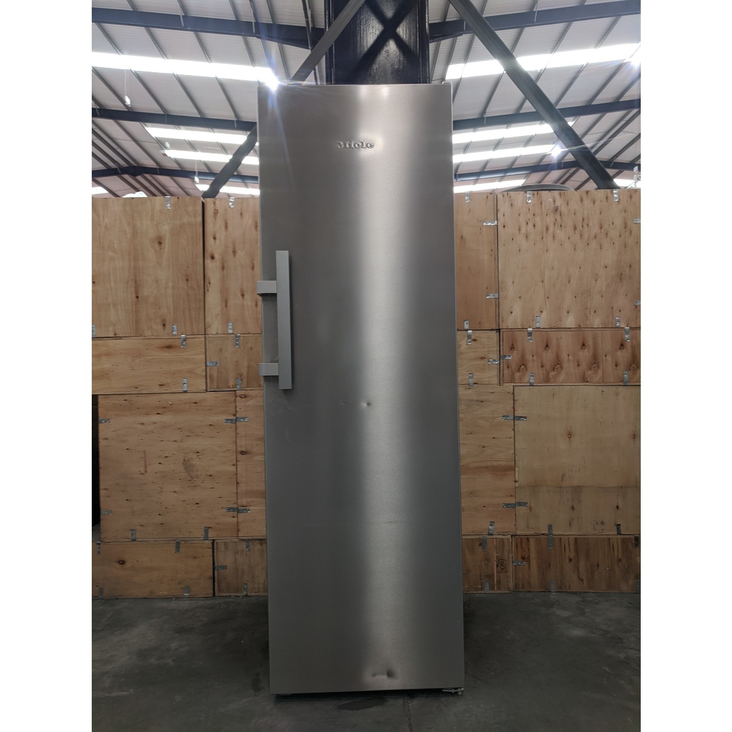 Refurbished Miele K28202Dclst Freestanding 381 Litre Fridge Clean Steel