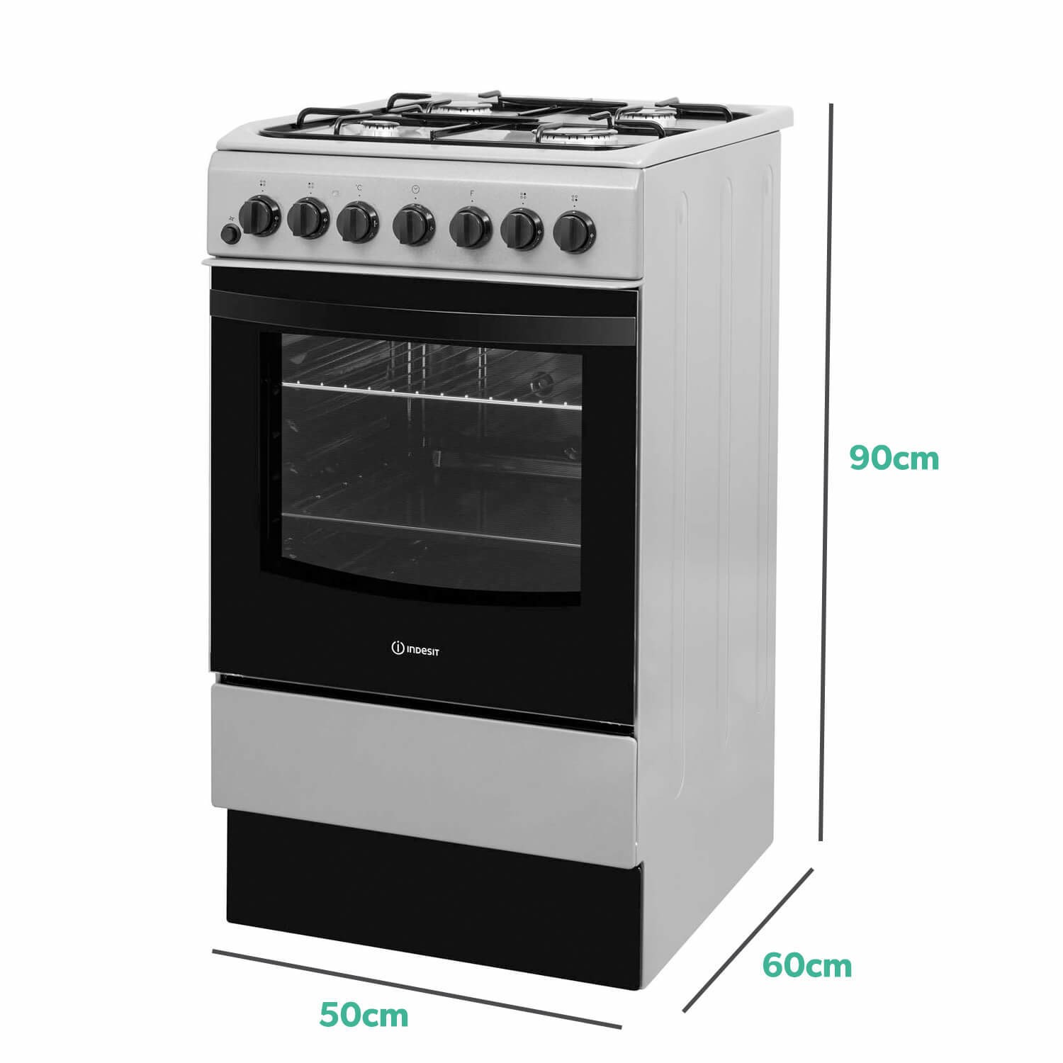 50cm indesit cooker