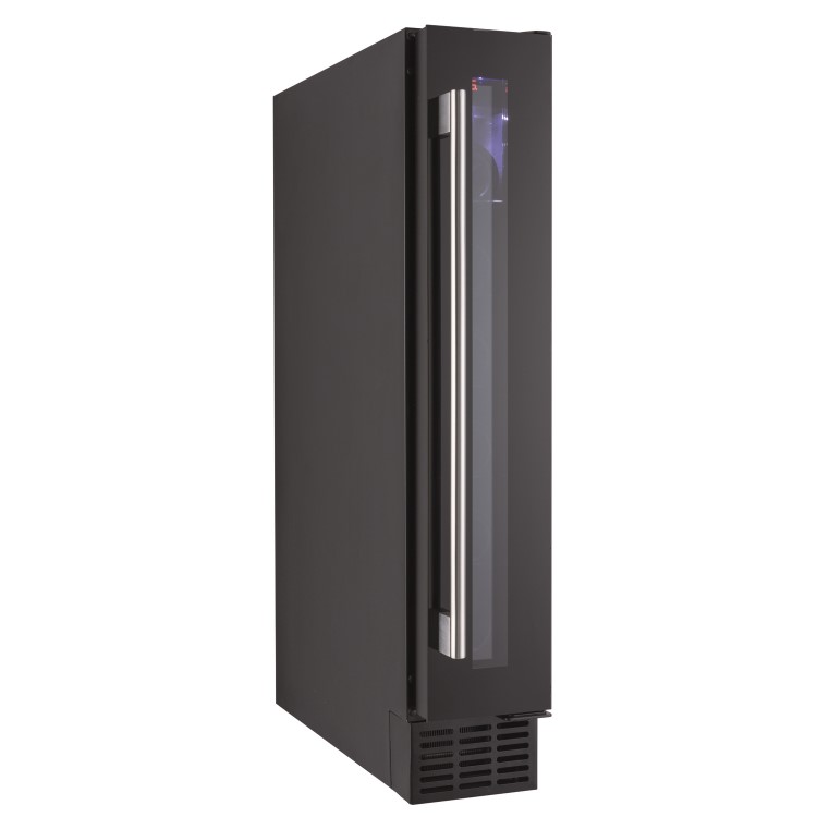 Refurbished Amica AWC150BL Freestanding 6 Bottle Wine Cooler Black