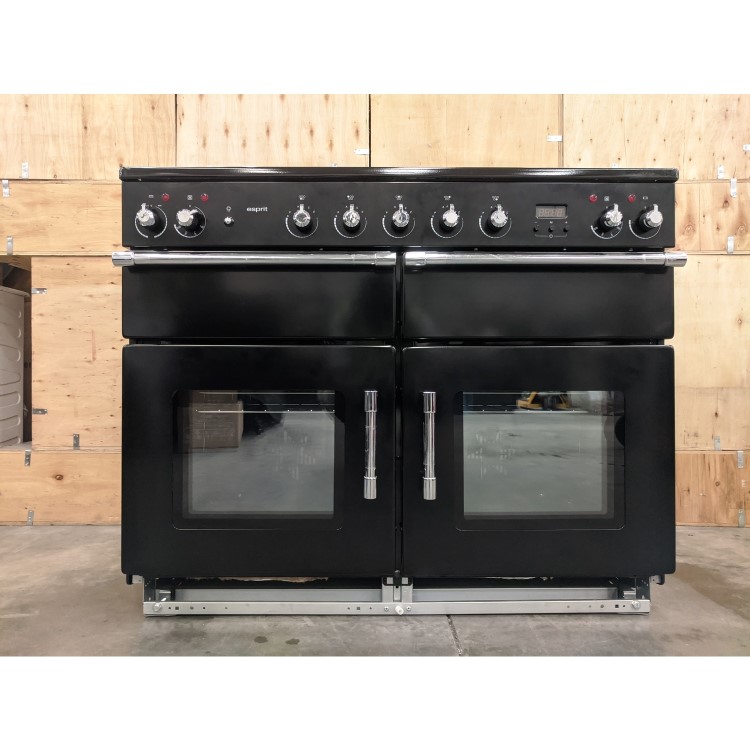 Refurbished Rangemaster Esprit 110cm Induction Range Cooker - Black