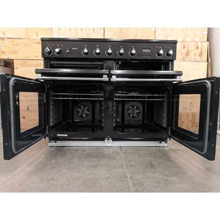 Refurbished Rangemaster Esprit 110cm Induction Range Cooker - Black