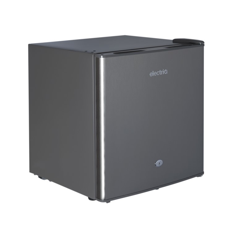 Refurbished electriQ eiQTTDFSVE 45 Litre Table Top Drinks Fridge Stainless Steel