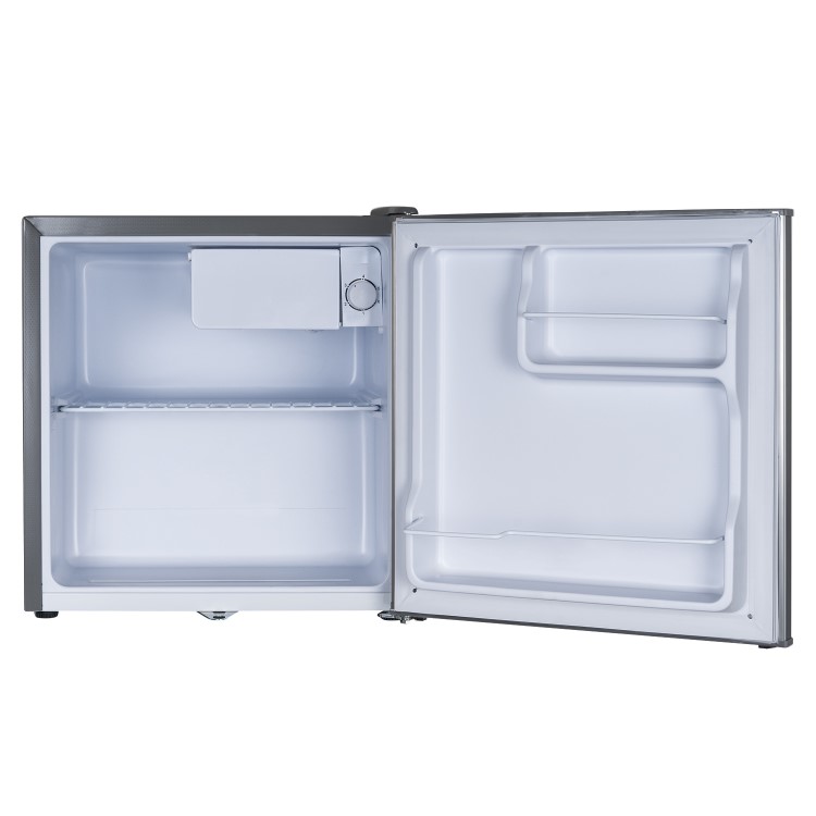 Refurbished electriQ eiQTTDFSVE 45 Litre Table Top Drinks Fridge Stainless Steel