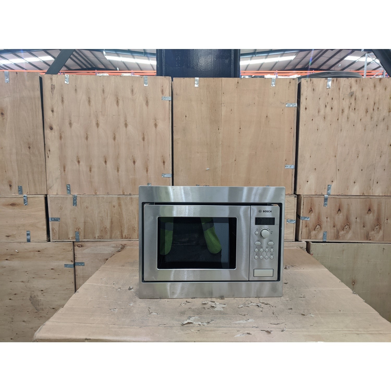 Refurbished Bosch Serie 2 HMT75M551B Built In 17L 800W Microwave