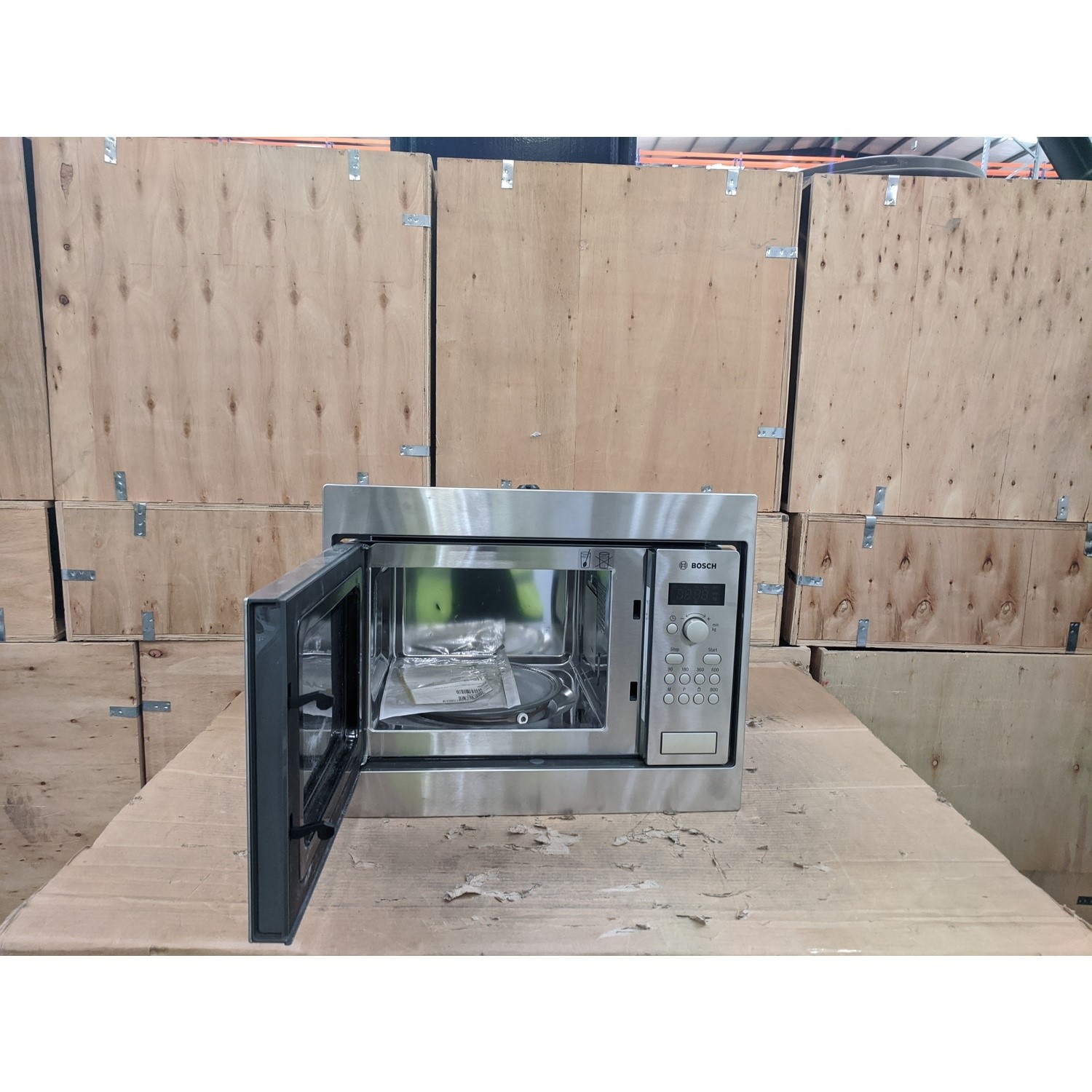 Refurbished Bosch Serie 2 HMT75M551B Built In 17L 800W Microwave