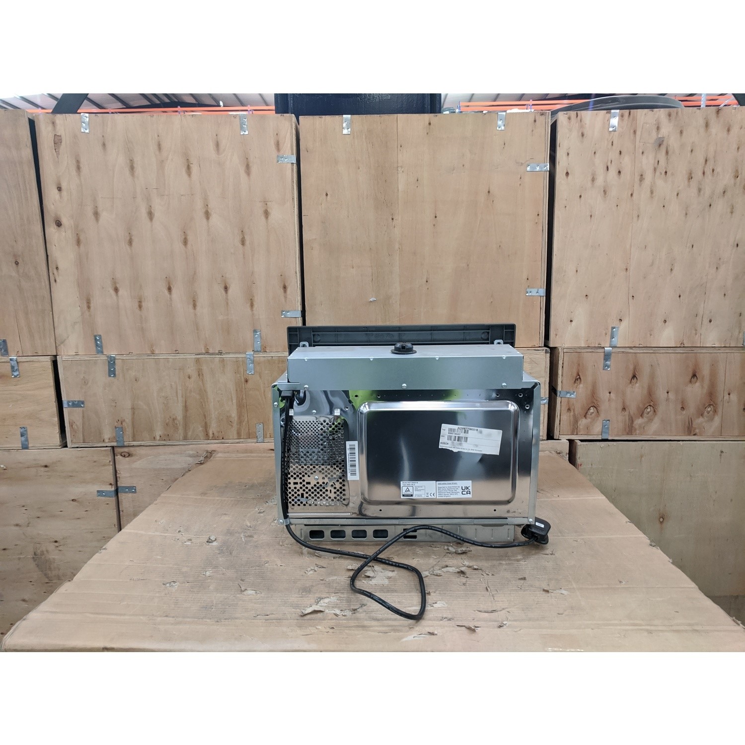 Refurbished Bosch Serie 2 HMT75M551B Built In 17L 800W Microwave