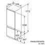 Refurbished Neff KI6873FE0G N70 Integrated 270 Litre 70/30 Low Frost Fridge Freezer