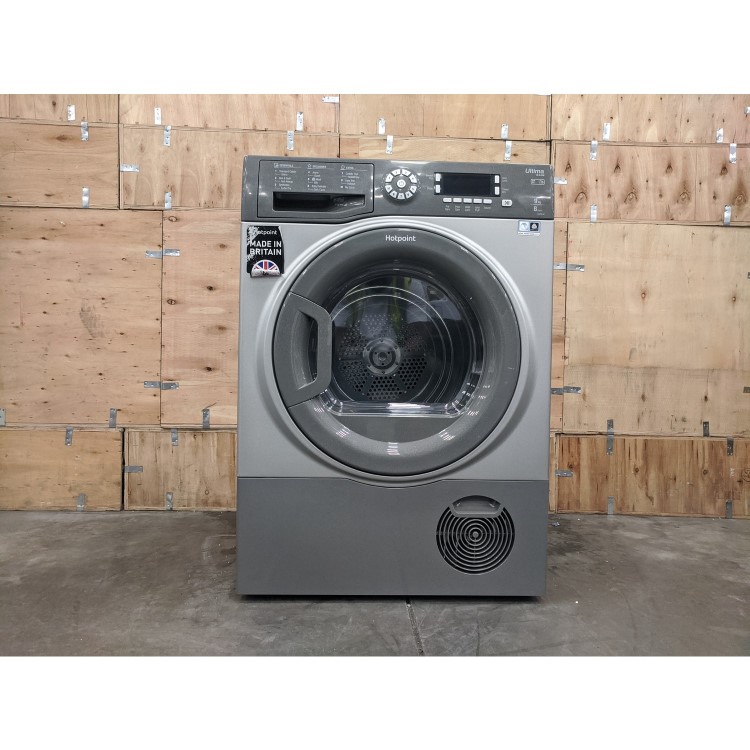 Refurbished Hotpoint Ultima SUTCD97B6GM Freestanding Condenser 9KG Tumble Dryer Graphite