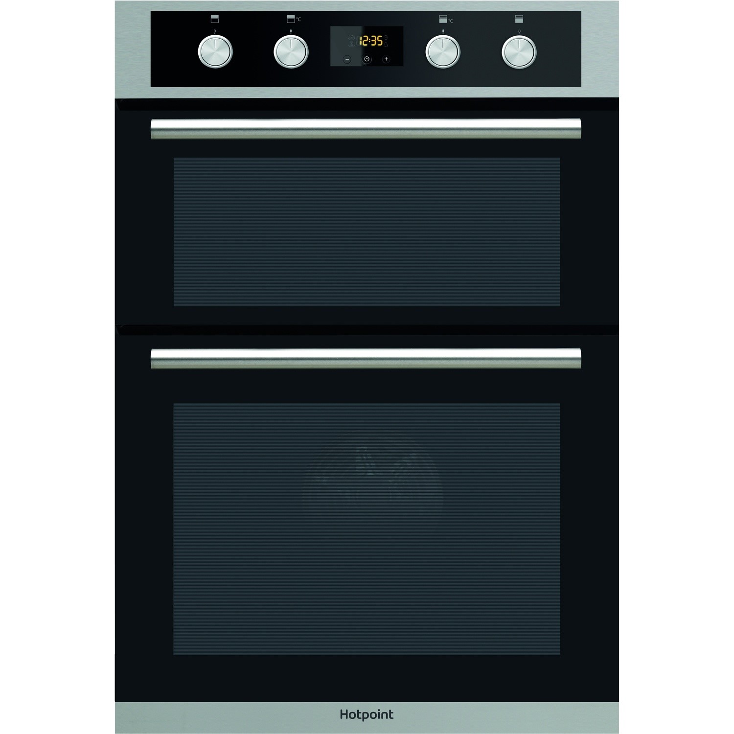Hotpoint Newstyle Electric Built In Double Oven with Catalytic Liners - Stainless Steel