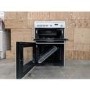 Refurbished Hotpoint HAG60P 60cm Double Oven Gas Cooker White