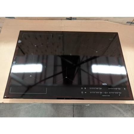 Refurbished AEG IAE84421FB 78cm 4 Zone Induction Hob with Bridge Zone and SenseBoil