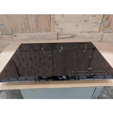 Refurbished AEG IAE84421FB 78cm 4 Zone Induction Hob with Bridge Zone and SenseBoil