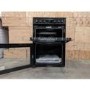 Refurbished Hotpoint HDM67G0CMB 60cm XXL Capacity Double Oven Gas Cooker Black