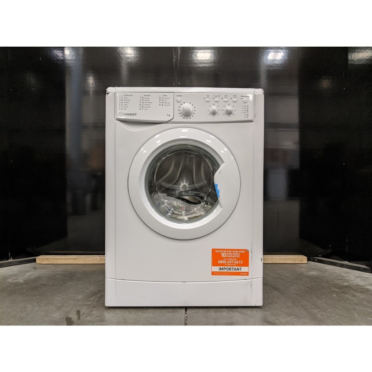 Refurbished Indesit EcoTime IWC71252WUKN Freestanding 7KG 1200 Spin Washing Machine White