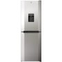 Refurbished Hoover H1826MNB5XWK Freestanding 308 Litre 50/50 Frost Free Fridge Freezer With Water Dispenser Stainless Steel