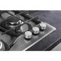 Refurbished Hotpoint PHC961TSIXH 87cm 6 Burner Gas Hob Stainless Steel With Cast Iron Pan Stands