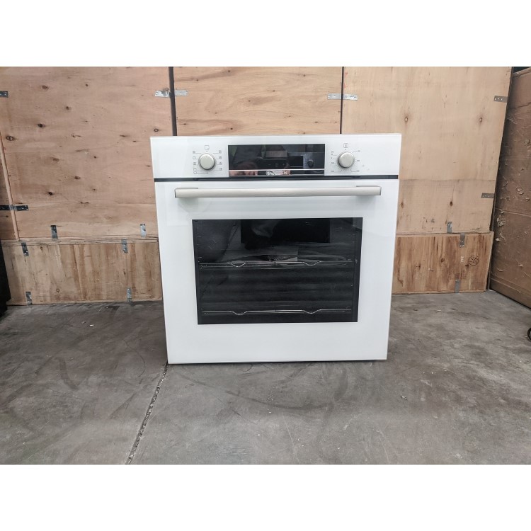 Refurbished Bosch Serie 4 HBS534BW0B Multifunction 60cm Single Built In Electric Oven with Catalytic Cleaning White