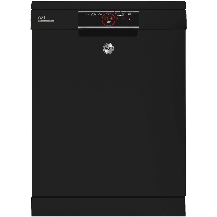 Refurbished Hoover HDPN2D360PB-80 13 Place Freestanding Dishwasher Black