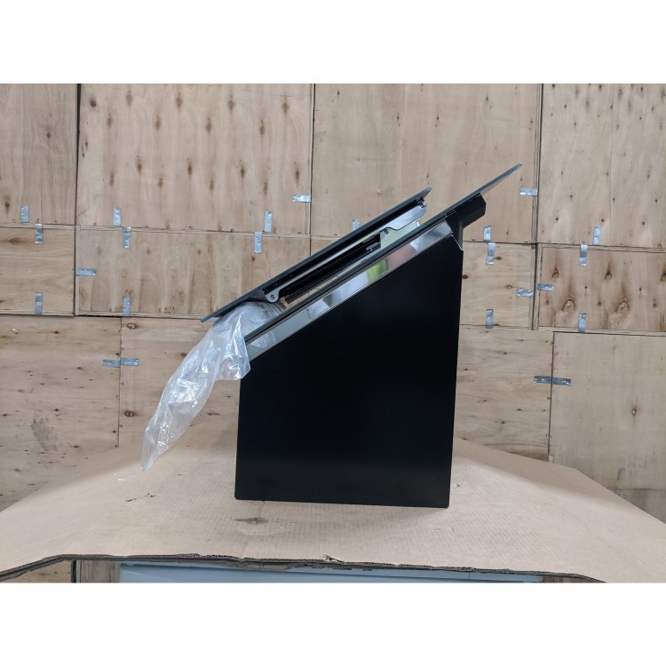 Refurbished Bosch Serie 4 DWK67CM60B 60cm Touch Control Angled Chimney Cooker Hood Black