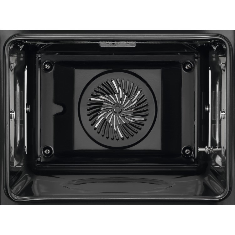 Refurbished AEG BPS355020M 60cm Single Built In Electric Oven with Pyrolytic Cleaning Stainless Steel