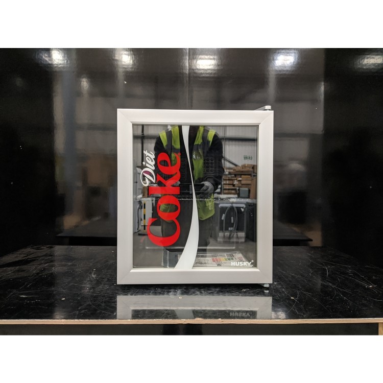 Refurbished Husky HY209 48 Litre Diet Coke Mini Fridge Silver