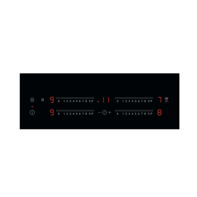 Refurbished Zanussi Series 20 ZITN644K 60cm 4 Zone Induction Hob with Slide Controls