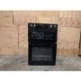 Refurbished electriQ EQDO1BLACK 60cm Double Built In Electric Oven Black