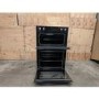 Refurbished electriQ EQDO1BLACK 60cm Double Built In Electric Oven Black