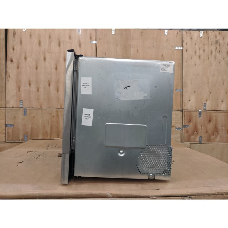 Refurbished Neff N70 C17GR00N0B Built In 21L with Grill 900W Left Hinged Door Microwave Stainless Steel