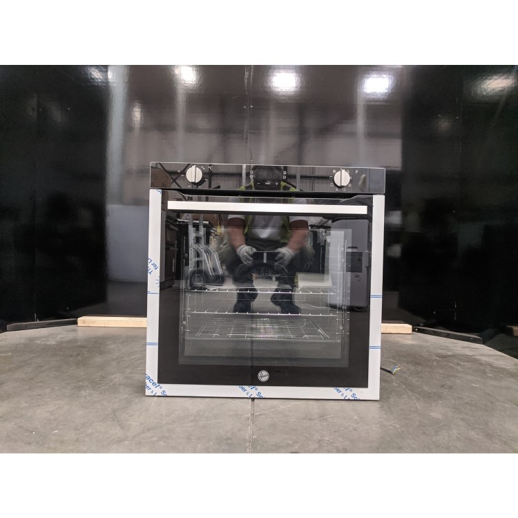 Refurbished Hoover HOXC3UB3358BI 60cm Single Built In Electric Oven with Catalytic Cleaning Black