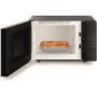 Refurbished Hotpoint Xtraspace MWHF203B Flatbed 20L With Grill 800W Microwave Oven Black