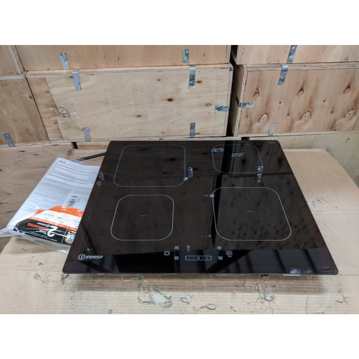 indesit is83q60ne electric induction hob