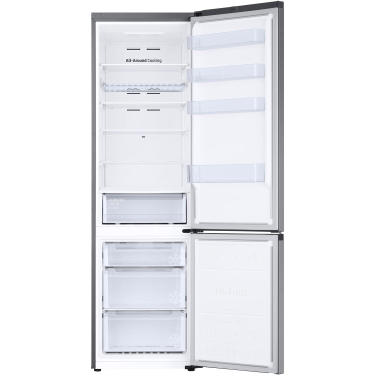 Refurbished Samsung RB38T602CS9/EU Freestanding 385 Litre 70/30 Fridge Freezer Stainless Steel