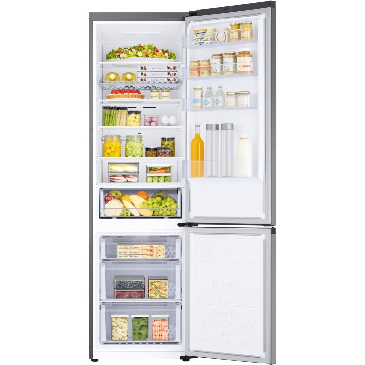 Refurbished Samsung RB38T602CS9/EU Freestanding 385 Litre 70/30 Fridge Freezer Stainless Steel