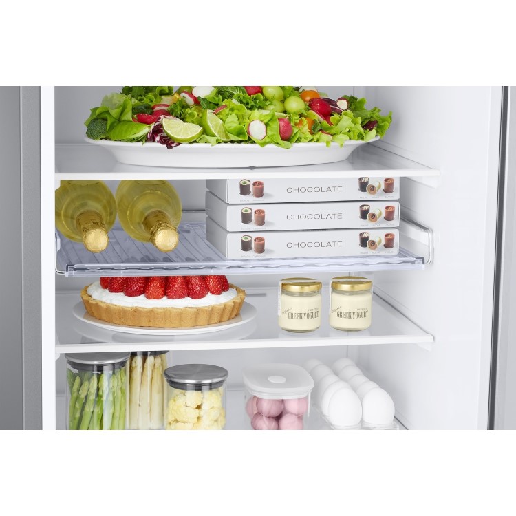 Refurbished Samsung RB38T602CS9/EU Freestanding 385 Litre 70/30 Fridge Freezer Stainless Steel