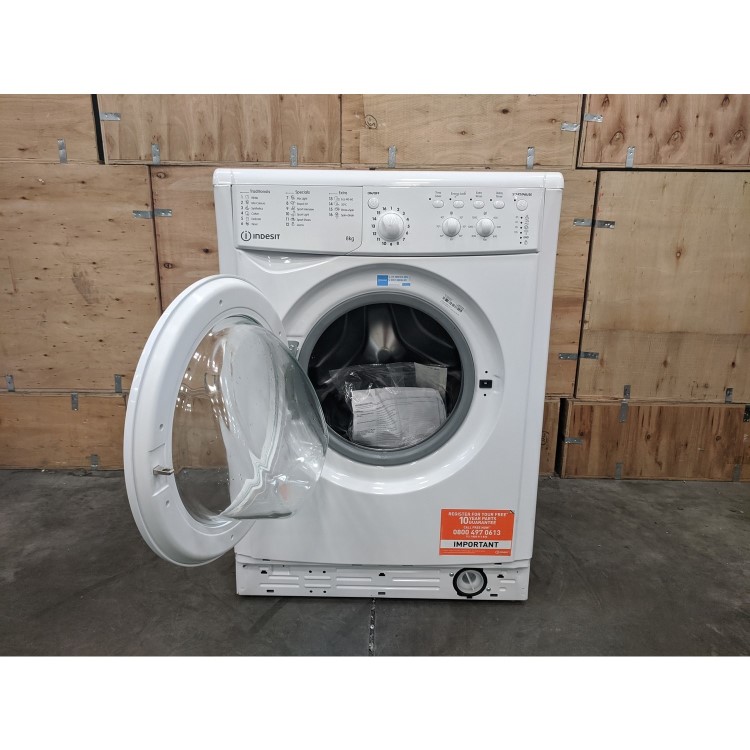 Refurbished Indesit EcoTime IWC71252WUKN Freestanding 7KG 1200 Spin Washing Machine White