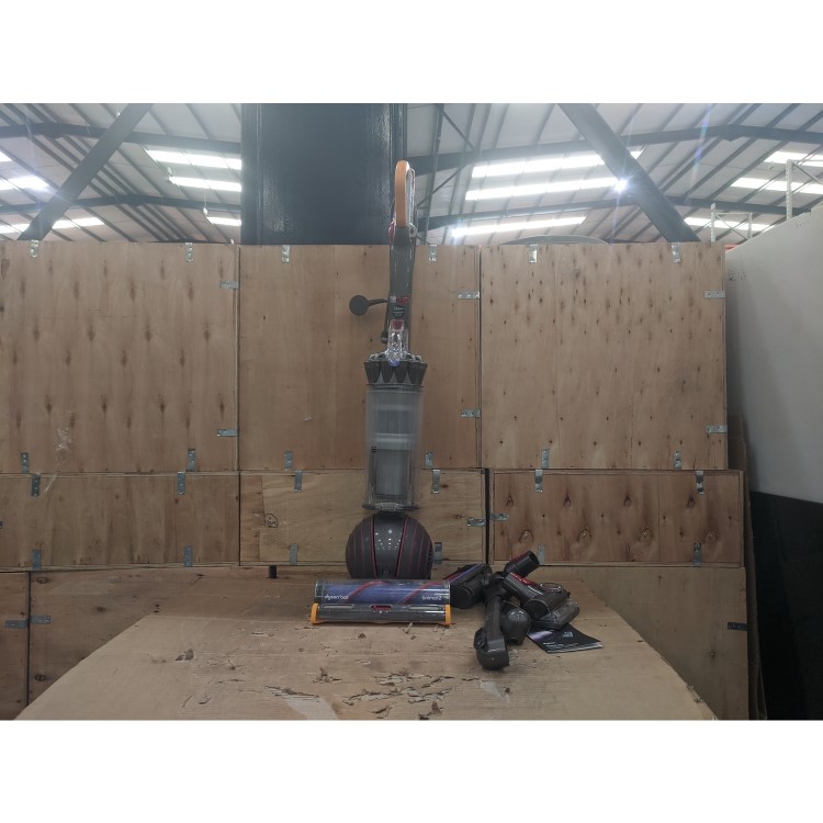 Refurbished Dyson 330BALLANIMAL2+ Ball Animal 2 Upright Vacuum Cleaner Iron Grey And Yellow 