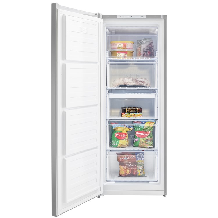 Refurbished Beko FFG1545S Freestanding 168 Litre Upright Freezer Silver