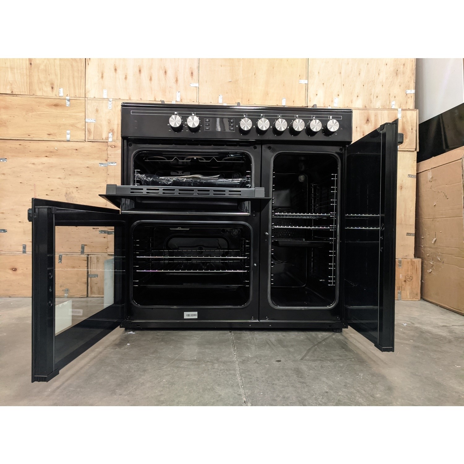 Refurbished electriQ IQRANGE90B 90cm Dual Fuel Triple Cavity Range