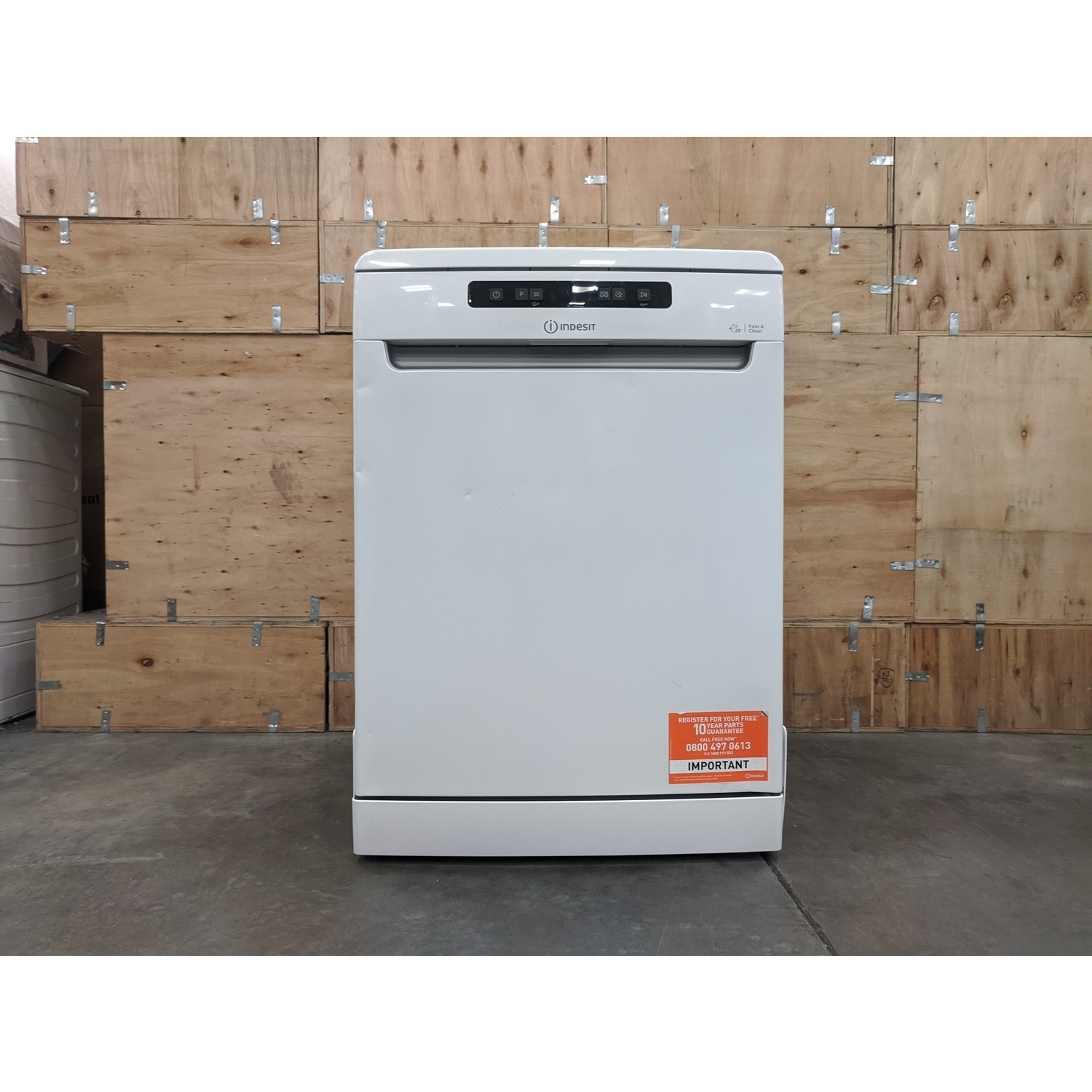 Refurbished Indesit DFO3T133FUK 14 Place Freestanding Dishwasher