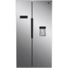 Hoover 529 Litre Side-By-Side American Fridge Freezer - Stainless Steel