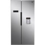 Refurbished Hoover HHSBSO6174XWDK 521 Litre Frost Free American Fridge Freezer Stainless Steel