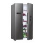 Refurbished Hoover HHSBSO6174XWDK 521 Litre Frost Free American Fridge Freezer Stainless Steel