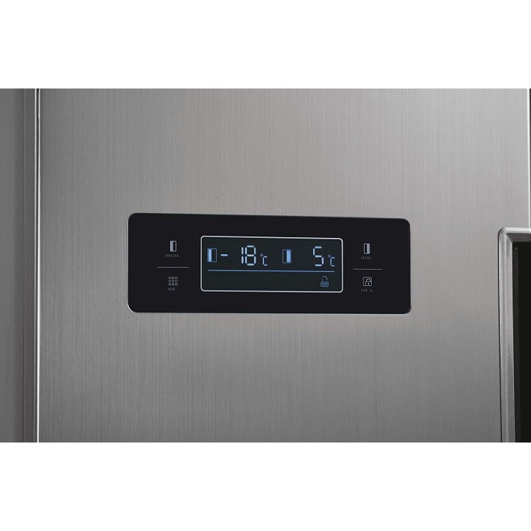 Refurbished Hoover HHSBSO6174XWDK 521 Litre Frost Free American Fridge Freezer Stainless Steel
