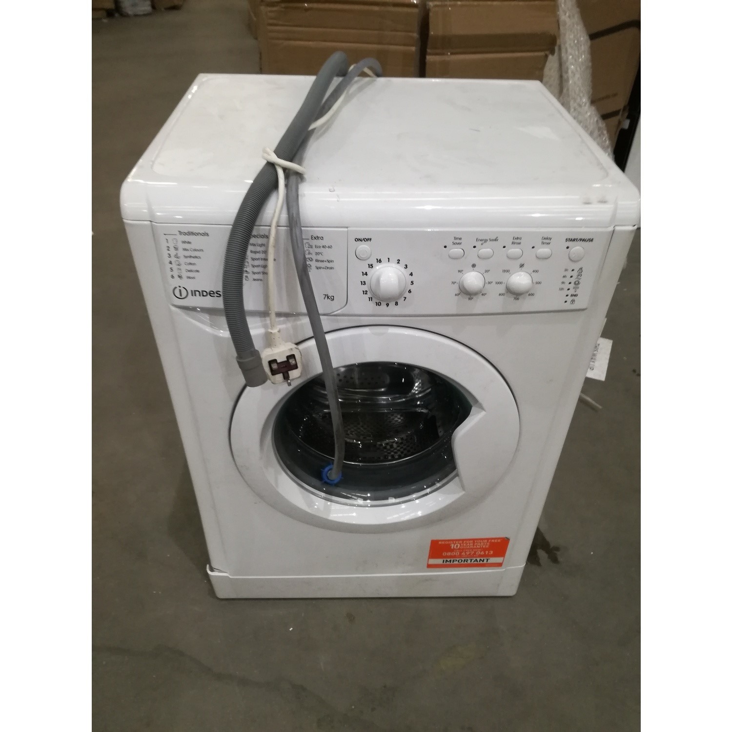 Refurbished Indesit EcoTime IWC71252WUKN Freestanding 7KG 1200 Spin