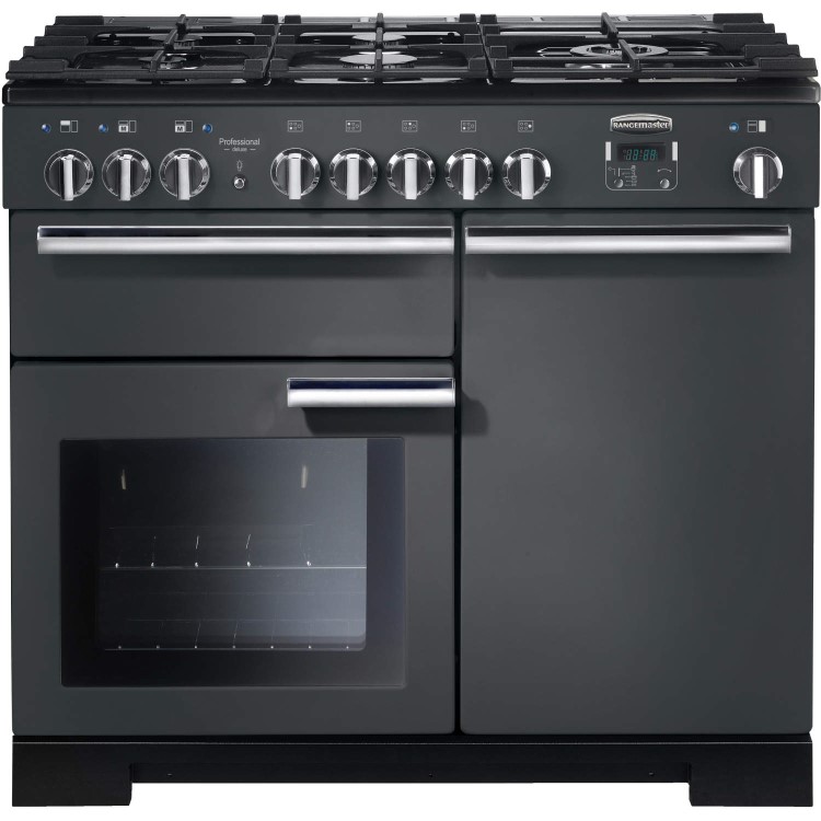 Rangemaster Professional Deluxe 100cm Dual Fuel Range Cooker - Slate Grey