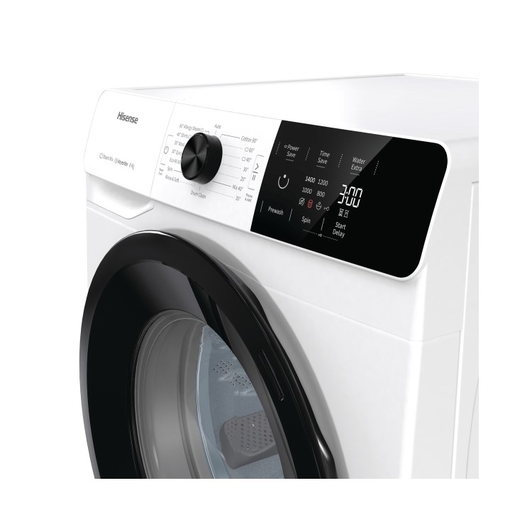 Refurbished Hisense WFGE80142VM Freestanding 8KG 1400 Spin Washing Machine White