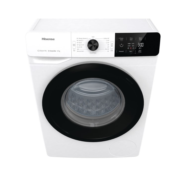 Refurbished Hisense WFGE80142VM Freestanding 8KG 1400 Spin Washing Machine White