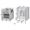 ElectriQ 6 Function Single Oven &amp; 60cm Ceramic Hob Bundle