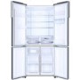 Refurbished Haier HTF-452WM7 452 Litre American Fridge Freezer Stainless Steel